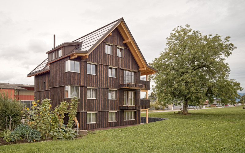 Mehrgenerationenhaus Altendorf: Wie ökologische und wirtschaftliche Entscheide im Entwurf abgesichert werden